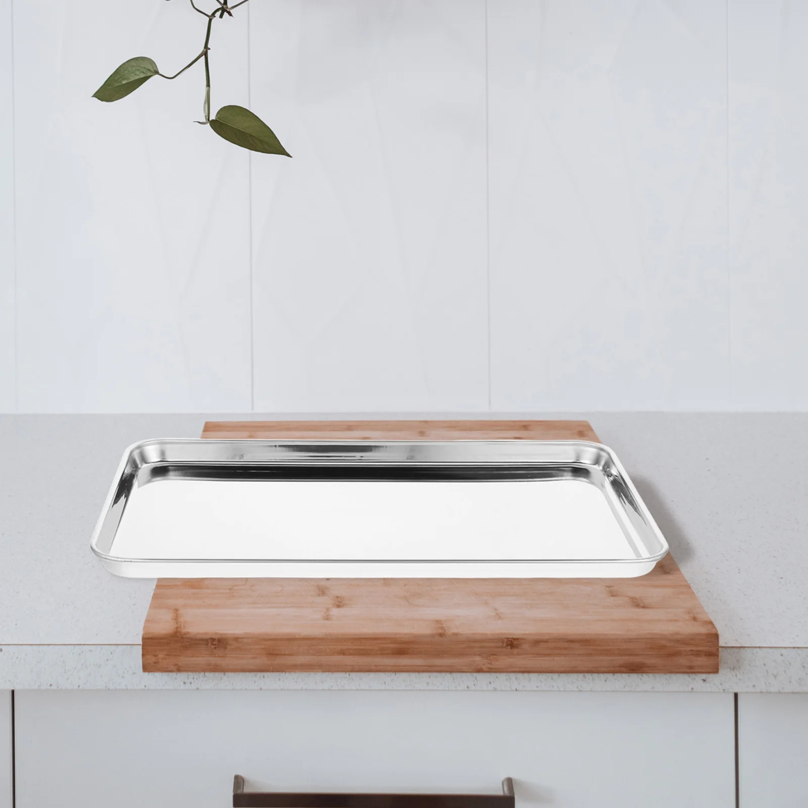 2PCS Baking Tray Stainless Steel Oven Bakeware Rectangular Dish Tool Pan Grilling Silver Draining Water Oil Filter Steamer
2PCS Baking Tray Stainless Steel Oven Bakeware Rectangular Dish Tool Pan Grilling Silver Draining Water Oil Filter Steamer