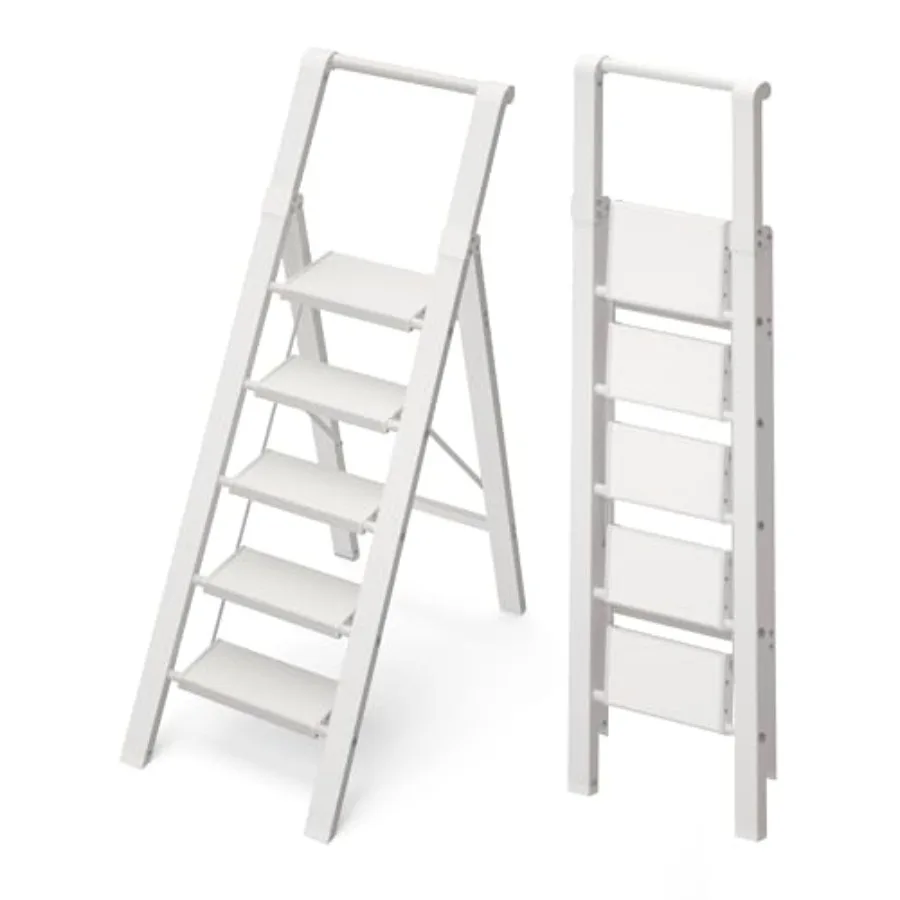 Ladder Lightweight Folding Stool with Convenient Handgrip Aluminum 330lbs CapacityStep Ladder for Office Household Kitchen
Ladder Lightweight Folding Stool with Convenient Handgrip Aluminum 330lbs CapacityStep Ladder for Office Household Kitchen