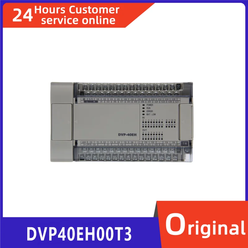 Brand new original programmable controller DVP40EH00T3 DVP40EH00R3 DVP32EH00M3
Brand new original programmable controller DVP40EH00T3 DVP40EH00R3 DVP32EH00M3
