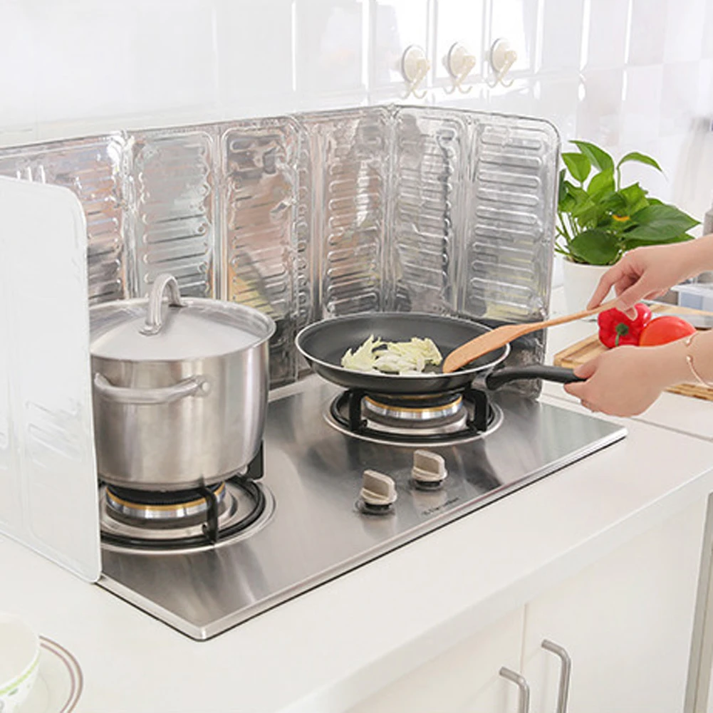 Aluminium Foil Splash Proof Baffle Foldable Wall Protected Screens Lightweight Heat Insulation User-Friendly Cooking Accessories
Aluminium Foil Splash Proof Baffle Foldable Wall Protected Screens Lightweight Heat Insulation User-Friendly Cooking Accessories