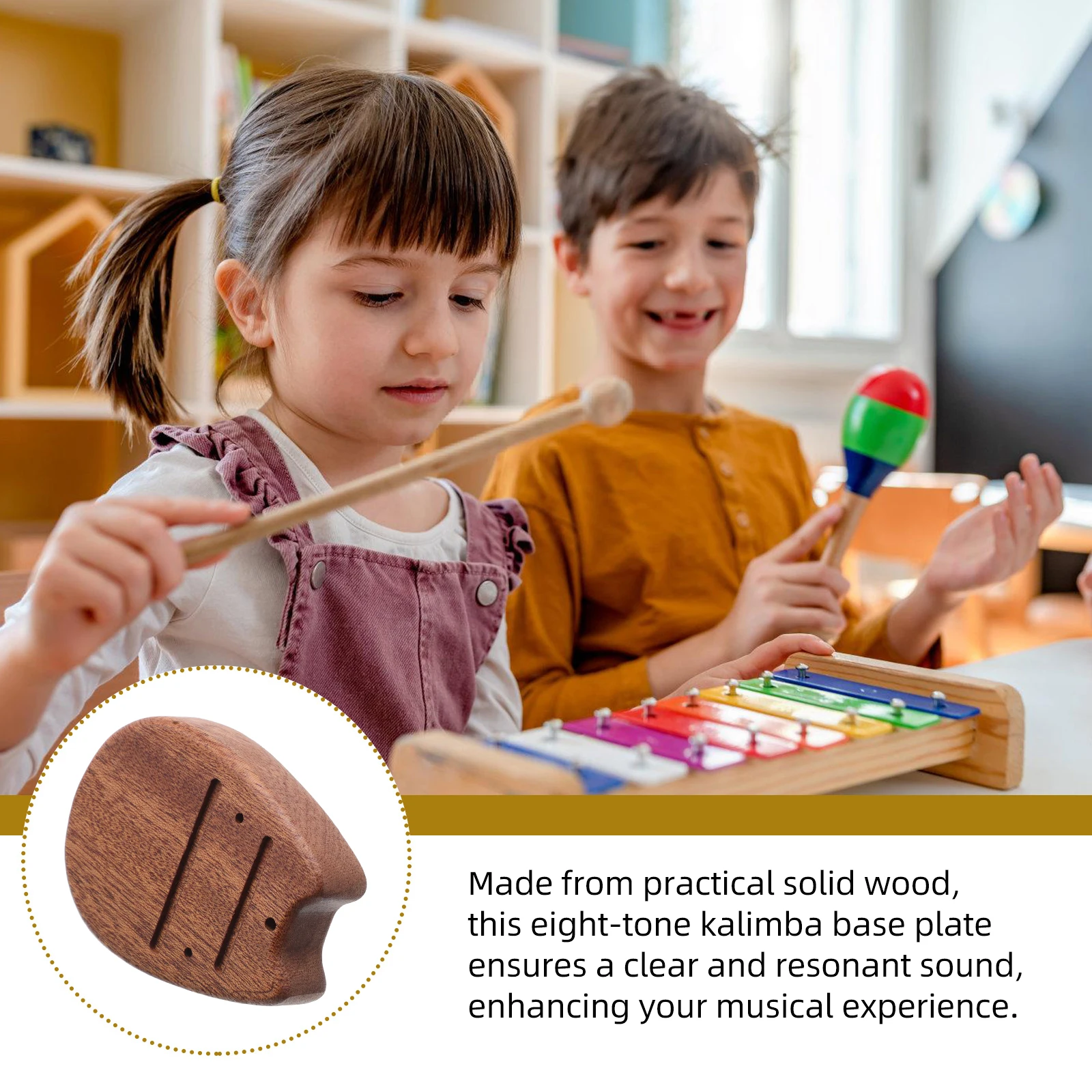 Thumb Piano Base 8-tone Kalimba Plate Plates Accessories Eight-tone Wood Musical Solid
Thumb Piano Base 8-tone Kalimba Plate Plates Accessories Eight-tone Wood Musical Solid