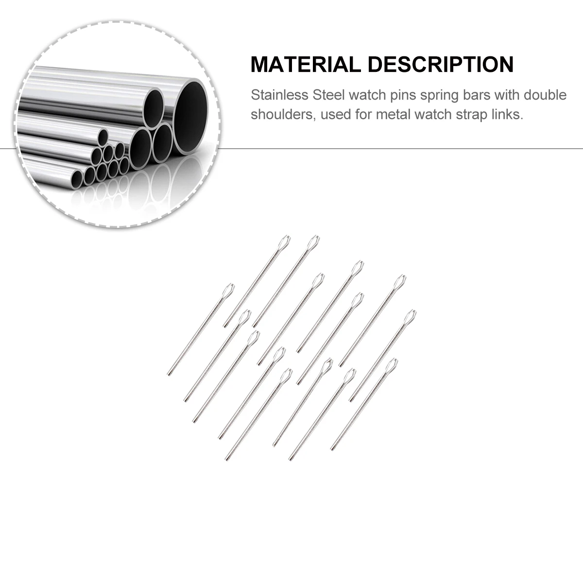 360 Pcs Strap Hairpin Lugs Man Watch Band Parts Replacement Stainless Steel Spring Bar
360 Pcs Strap Hairpin Lugs Man Watch Band Parts Replacement Stainless Steel Spring Bar