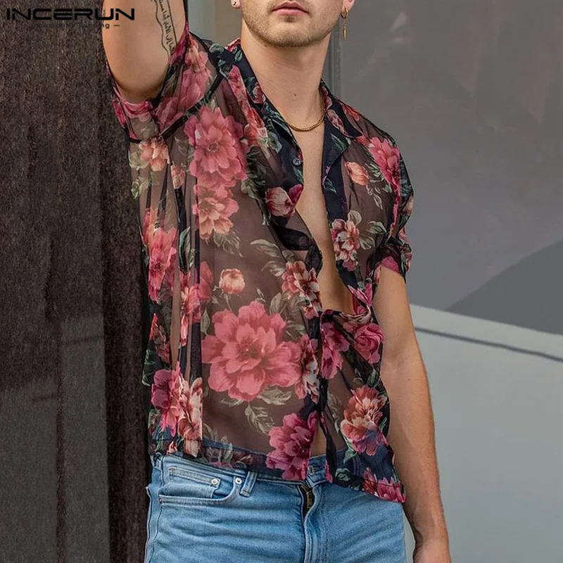 INCERUN Tops 2024 American Style Fashion Men Rose Pattern Printed Shirts Sexy Casual Personality Thin Short Sleeved Blouse S-5XL
INCERUN Tops 2024 American Style Fashion Men Rose Pattern Printed Shirts Sexy Casual Personality Thin Short Sleeved Blouse S-5XL