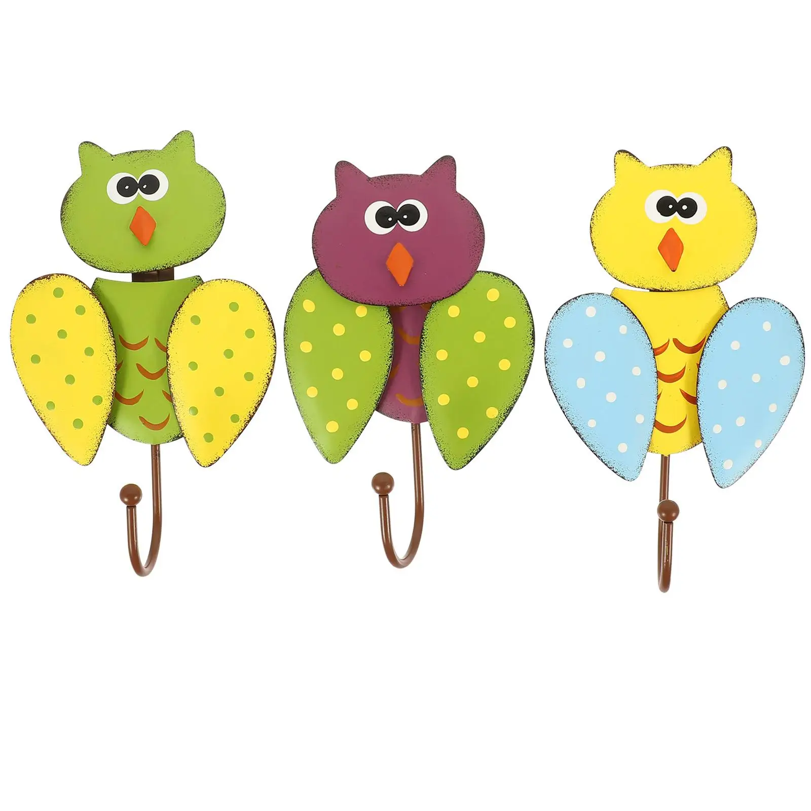 3 Pcs Owl Shaped Hooks Retro Cartoon Wall Key Hooks for Bedroom Kitchen Bathroom Storage Universal Home Organizers
3 Pcs Owl Shaped Hooks Retro Cartoon Wall Key Hooks for Bedroom Kitchen Bathroom Storage Universal Home Organizers