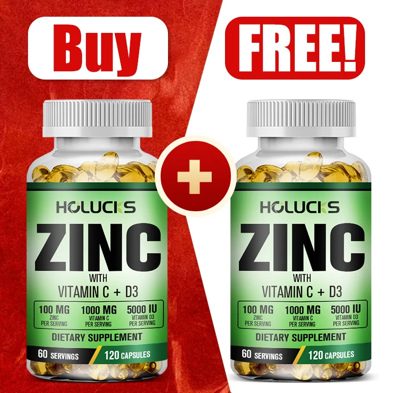 Buy 1 Get 1 Free! Pure Zinc Supplement, for Immune System Booster, Wound Healing & Antioxidant Defense for Year-Round Wellness
Buy 1 Get 1 Free! Pure Zinc Supplement, for Immune System Booster, Wound Healing & Antioxidant Defense for Year-Round Wellness