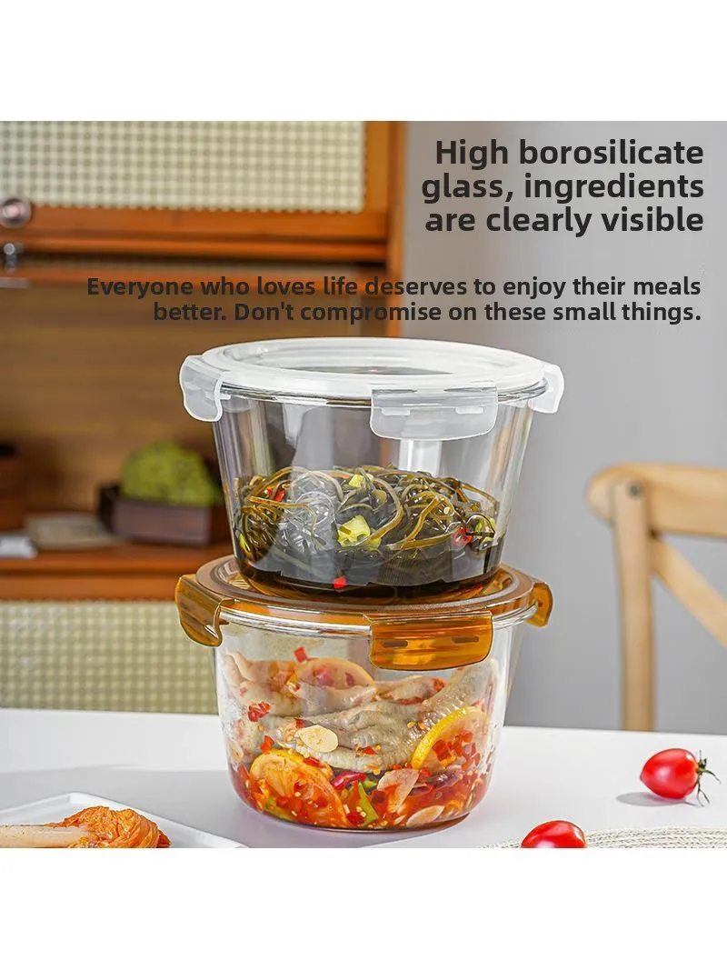 Large Capacity Glass Food Storage Box Microwave Safe Refrigerator Preservation Bowl with Lid Lunch Box Bento Box Kitchen Orga...
Large Capacity Glass Food Storage Box Microwave Safe Refrigerator Preservation Bowl with Lid Lunch Box Bento Box Kitchen Orga...
