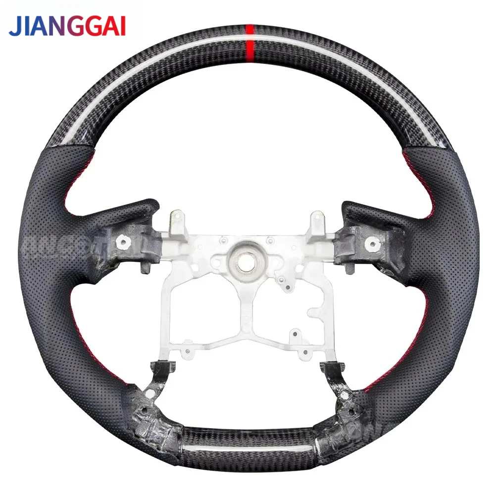 Carbon Fiber Steering Wheel Red Stitch Perforated Leather For Toyota Prado 4Runner Tundra Tacoma 2010-2017 Car Accessories
Carbon Fiber Steering Wheel Red Stitch Perforated Leather For Toyota Prado 4Runner Tundra Tacoma 2010-2017 Car Accessories