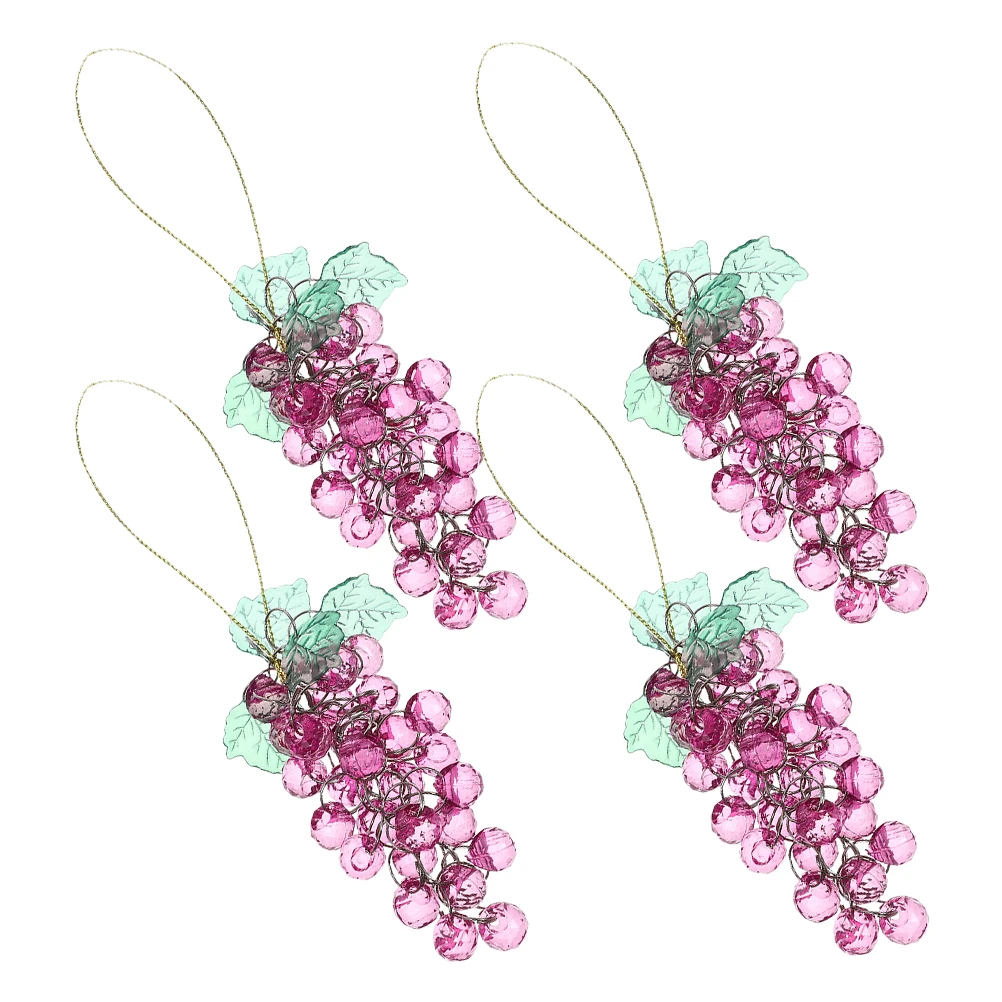 4Pcs Artificial Grapes Hanging Decor Acrylic Beaded Grape Bunch Party Decoration for Christmas Wedding Festival Event
4Pcs Artificial Grapes Hanging Decor Acrylic Beaded Grape Bunch Party Decoration for Christmas Wedding Festival Event