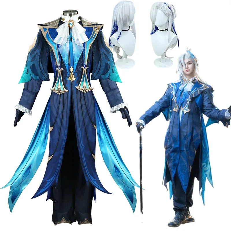 Neuvillette Cosplay Costume Full Set Genshin Impact Game Cosplay Shoes Outfit Uniform Suits Neuvillette Wig Props
Neuvillette Cosplay Costume Full Set Genshin Impact Game Cosplay Shoes Outfit Uniform Suits Neuvillette Wig Props