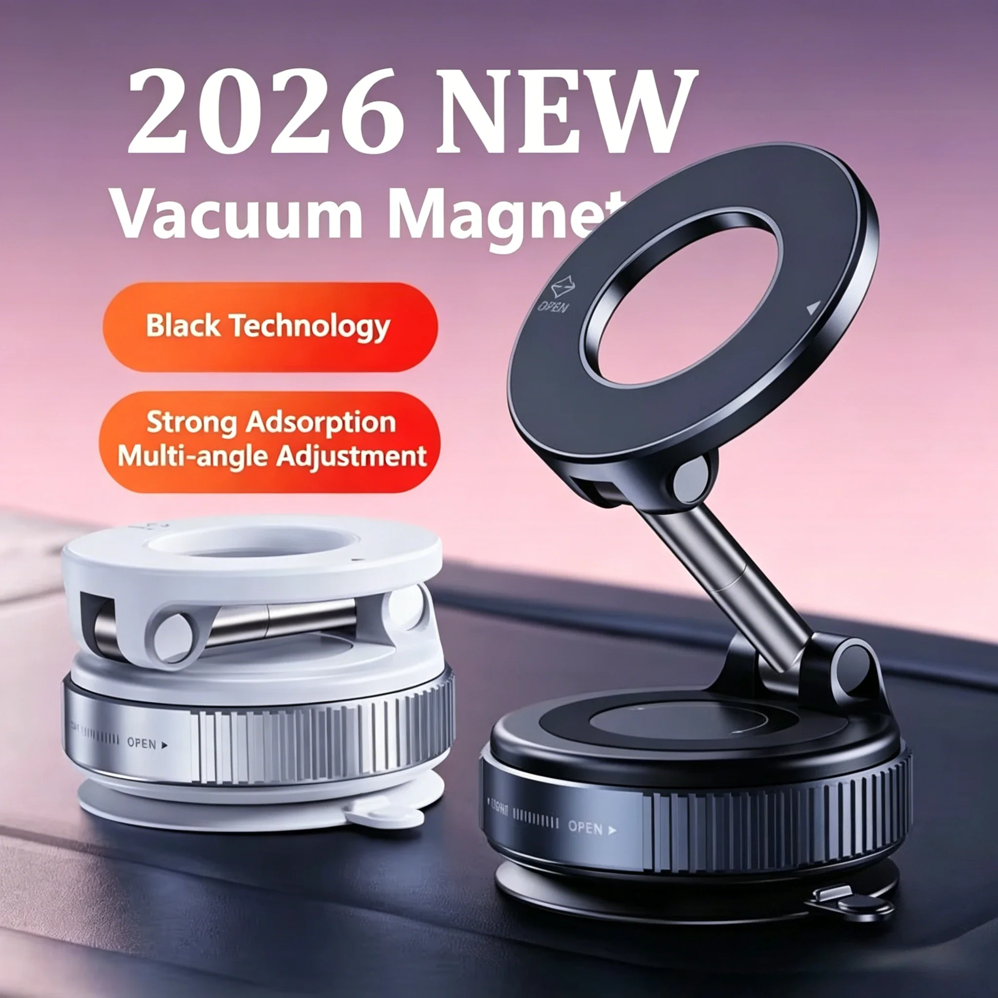 Magnetic Car Phone Holder 360 Degree Rotation Vacuum Adsorption Strong Suction Holder for Mobile PhoneCar Bracket Universal 2026
Magnetic Car Phone Holder 360 Degree Rotation Vacuum Adsorption Strong Suction Holder for Mobile PhoneCar Bracket Universal 2026