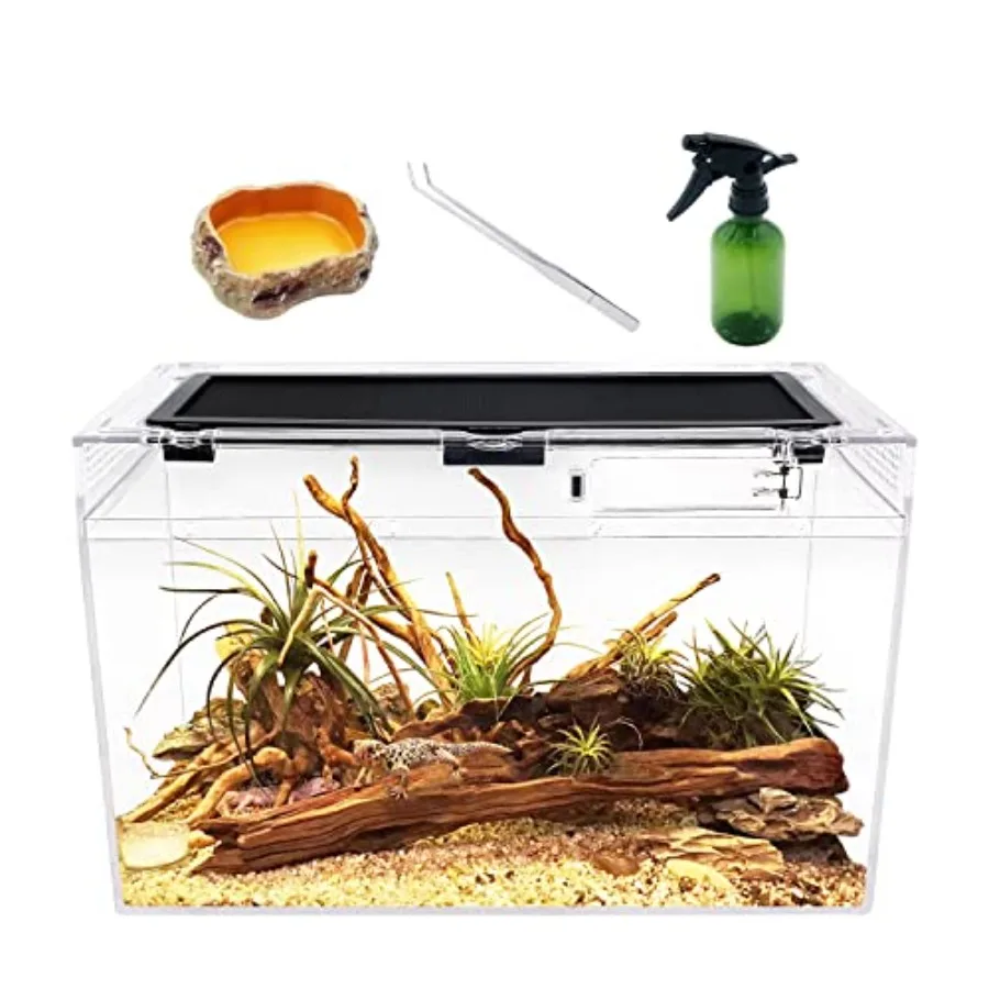 Reptile Terrarium Reptile Tank with Full View Visually Appealing for Insect Fish Tarantula Hermit Crab Jumping Spider Iguana To
Reptile Terrarium Reptile Tank with Full View Visually Appealing for Insect Fish Tarantula Hermit Crab Jumping Spider Iguana To