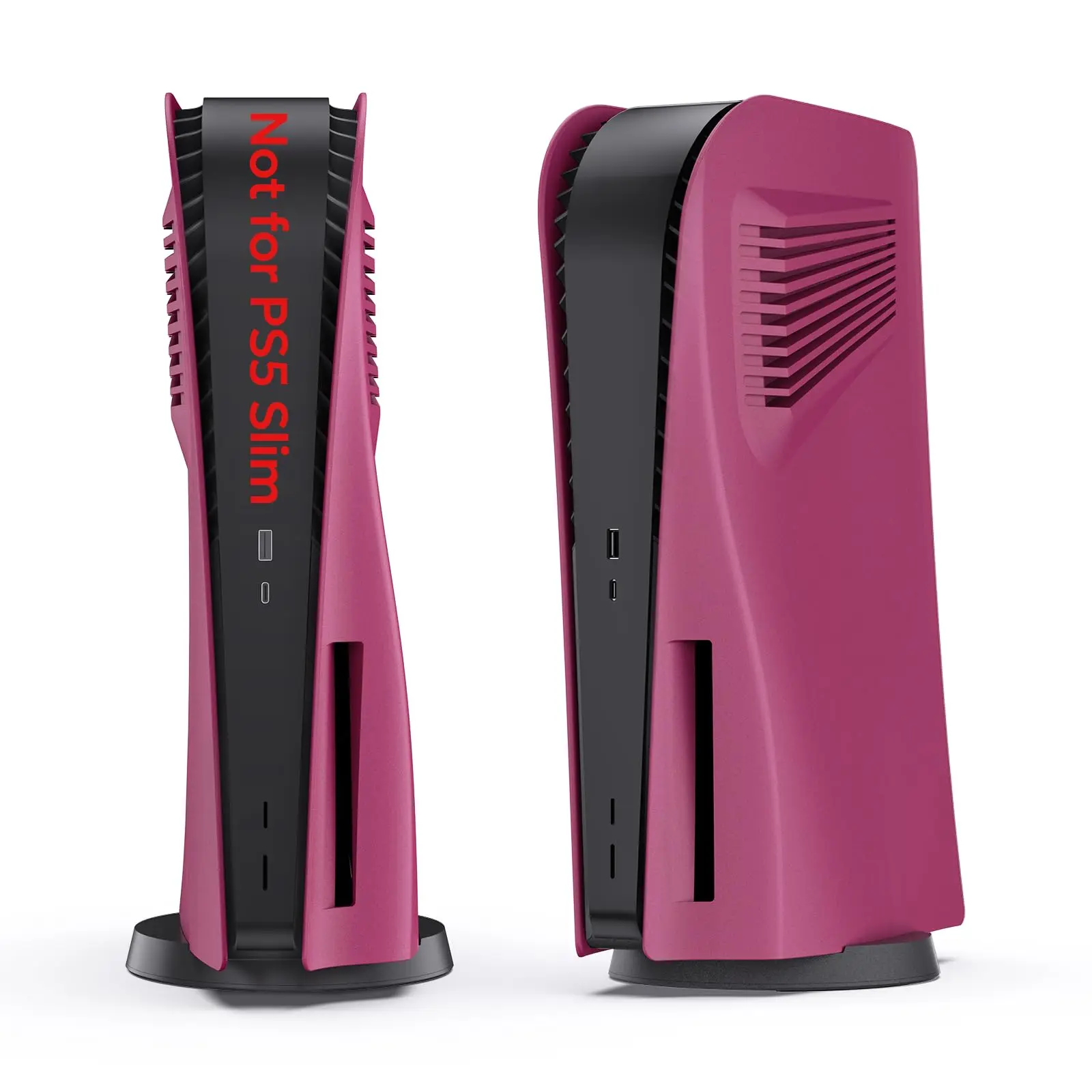 Faceplate for PS-5 SLim Disc Edition Cover with Cooling Vents For Sony PS-5 Slim Frosted Heat Dissipation Shell Rose Red
Faceplate for PS-5 SLim Disc Edition Cover with Cooling Vents For Sony PS-5 Slim Frosted Heat Dissipation Shell Rose Red