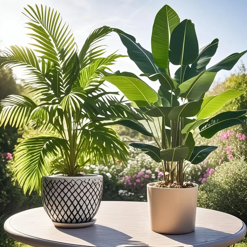 2 large 60cm simulated artificial palm trees and banana leaf potted plants for indoor gardening decoration, H1620-87
2 large 60cm simulated artificial palm trees and banana leaf potted plants for indoor gardening decoration, H1620-87