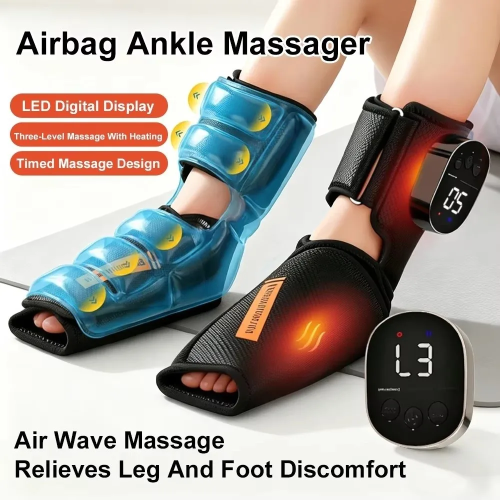 1Pair Dual-Area Airbag Electric Foot Massager Heating Function Vibration Ankle Massager Hot Compress Wireless Design
1Pair Dual-Area Airbag Electric Foot Massager Heating Function Vibration Ankle Massager Hot Compress Wireless Design