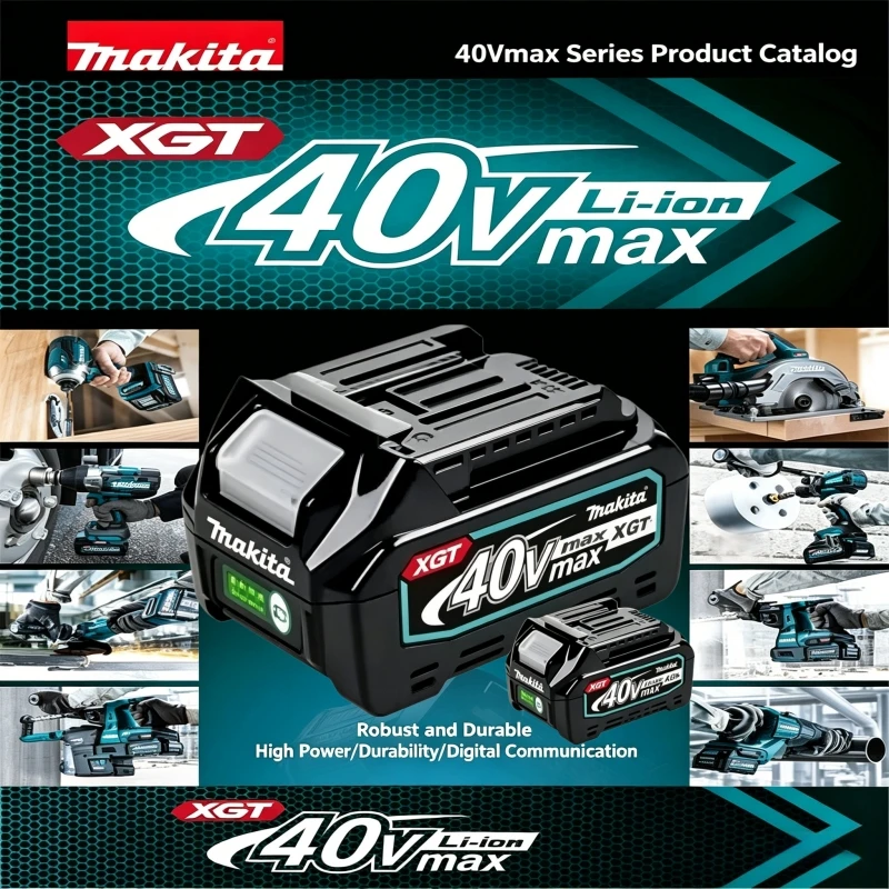 Genuine Makita 40V XGT 21700 Battery for Makita Power Tools HS004G TD001G TW001G HR001G DF001G GA003G Lithium-ion Batteries
Genuine Makita 40V XGT 21700 Battery for Makita Power Tools HS004G TD001G TW001G HR001G DF001G GA003G Lithium-ion Batteries
