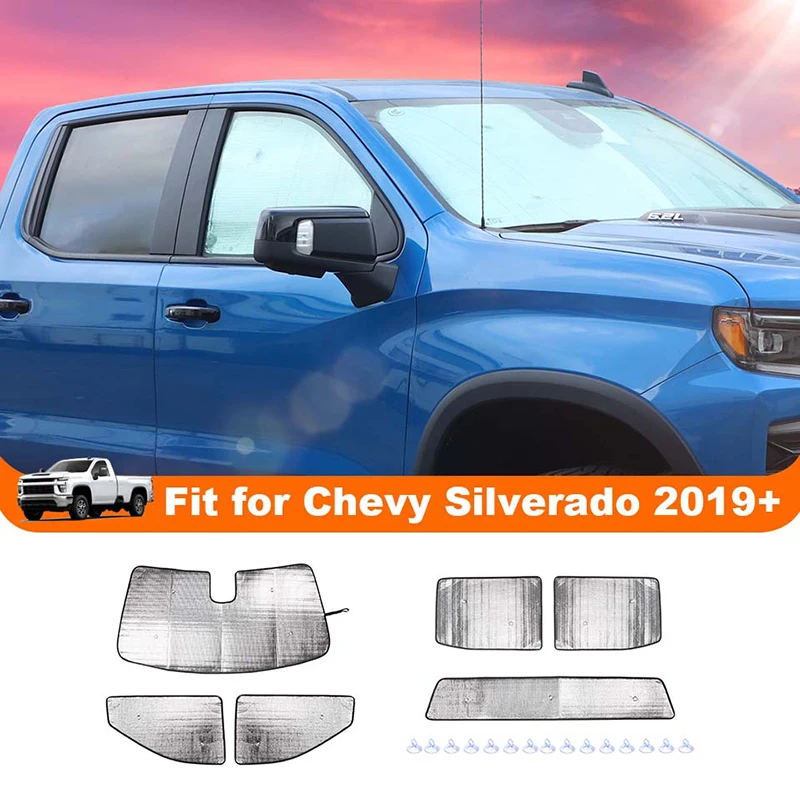 SHINEKA Car Front Window Sunshade UV Protection Shade Sun Protector Windshield Visor Cover for Chevy Silverado GMC-SIERRA 2019 U
SHINEKA Car Front Window Sunshade UV Protection Shade Sun Protector Windshield Visor Cover for Chevy Silverado GMC-SIERRA 2019 U