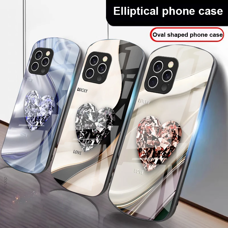 Big Pink Diamonds For IPhone 16 Pro Max 15 Pro 14 13 12 Mini 11 XS Max XR 7 8 Plu SE 2022 Elliptical glass phone case
Big Pink Diamonds For IPhone 16 Pro Max 15 Pro 14 13 12 Mini 11 XS Max XR 7 8 Plu SE 2022 Elliptical glass phone case
