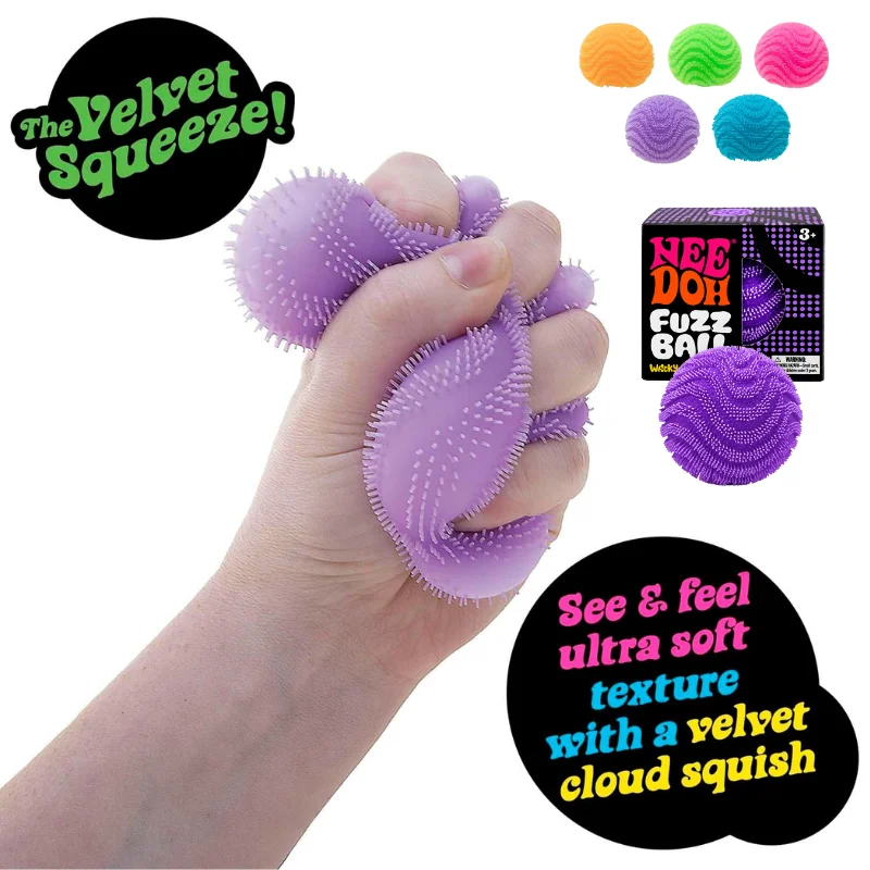 Schylling Fuzz Ball Series Soft Stress Relief Fidget Toy Fun Desktop Ornament Gift
Schylling Fuzz Ball Series Soft Stress Relief Fidget Toy Fun Desktop Ornament Gift