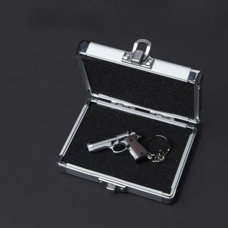 2025 Newest Alloy 1:4 Pistol Portable Toy Gun Model Detachable Keychain Fidget Toy for Boy Collection Adults Christmas Xmas Gift
2025 Newest Alloy 1:4 Pistol Portable Toy Gun Model Detachable Keychain Fidget Toy for Boy Collection Adults Christmas Xmas Gift