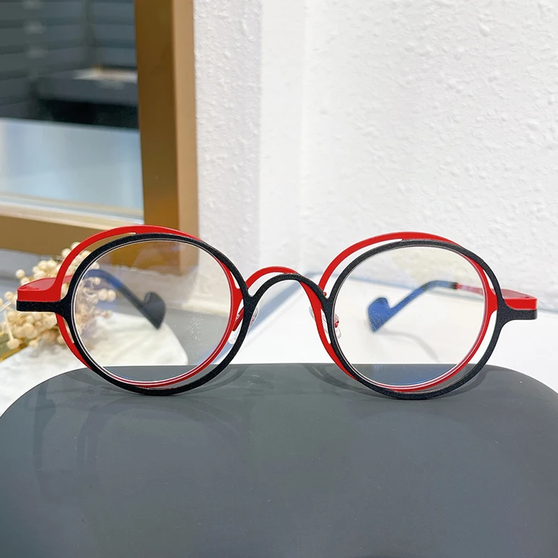 Belgium EYE WITNESS Designer Eyeglasses Frames Men and Women Fashion Personalized Titanium Handmade Extra-light Glasses
Belgium EYE WITNESS Designer Eyeglasses Frames Men and Women Fashion Personalized Titanium Handmade Extra-light Glasses