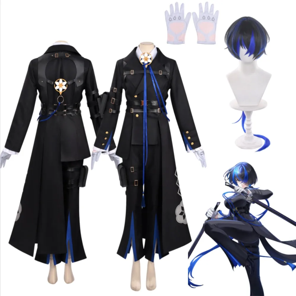 Neverness To Everness Daphne Cosplay Black Psionic Uniform Wig Gloves Set Adult Women Halloween Comic Con Carnival Stage Outfit
Neverness To Everness Daphne Cosplay Black Psionic Uniform Wig Gloves Set Adult Women Halloween Comic Con Carnival Stage Outfit