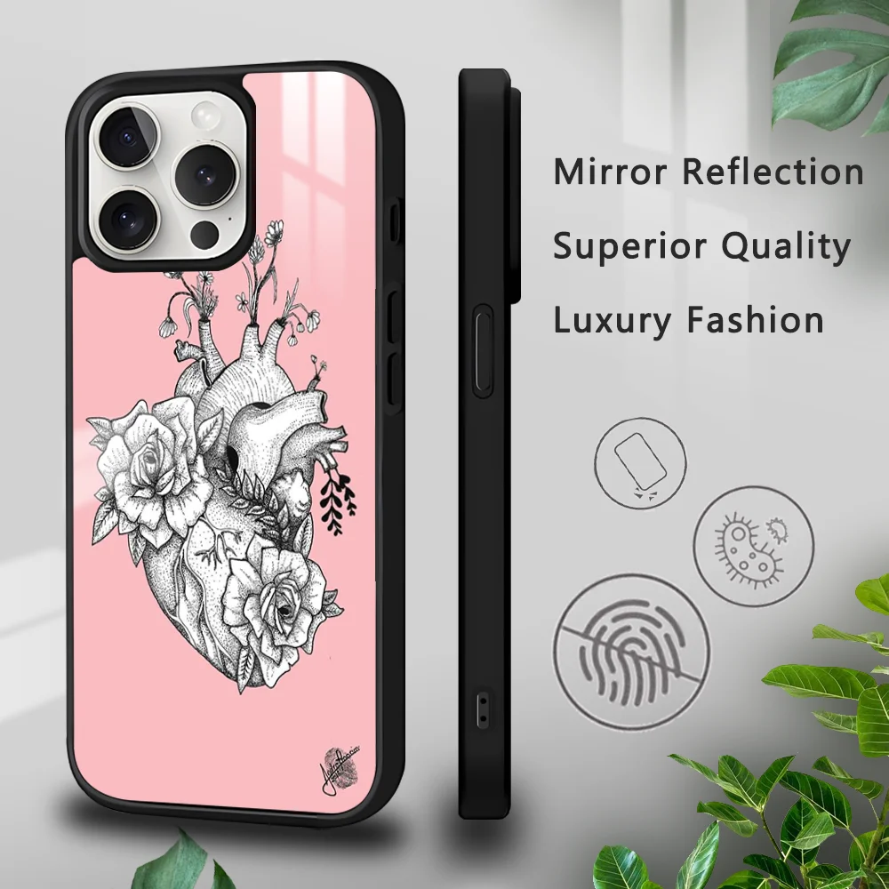 Heart Lung Art Paintings Phone Case For iPhone 16 15 14 13 12 11 Pro Xs Max Mini Plus Celulares Hard Funda
Heart Lung Art Paintings Phone Case For iPhone 16 15 14 13 12 11 Pro Xs Max Mini Plus Celulares Hard Funda