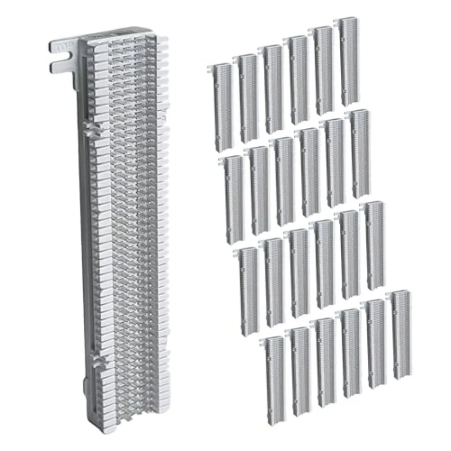 66M Wiring Block, 50-Pair Without Bracket, 66M1-50 Punch Down Block for Telephone System, Punch Down Cabling and Wire Terminati
66M Wiring Block, 50-Pair Without Bracket, 66M1-50 Punch Down Block for Telephone System, Punch Down Cabling and Wire Terminati