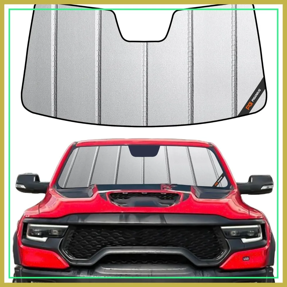 Windshield Sun Shade for Ram 1500 2019-2024 with 10 inch Sensor Cutout - Front Window Sunshade
Windshield Sun Shade for Ram 1500 2019-2024 with 10 inch Sensor Cutout - Front Window Sunshade