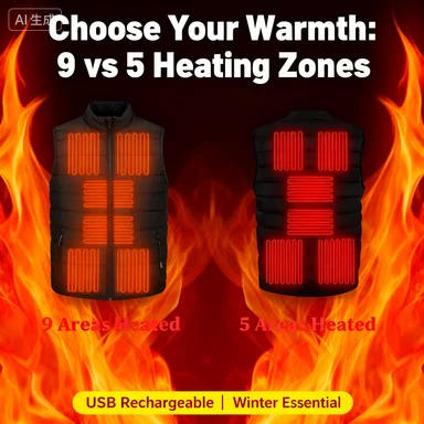 Unisex V-Neck Smart Heated Cotton Vest – 9 Heating Zones, Flexible Thermal Design for Autumn Winter (M-7XL)
Unisex V-Neck Smart Heated Cotton Vest – 9 Heating Zones, Flexible Thermal Design for Autumn Winter (M-7XL)