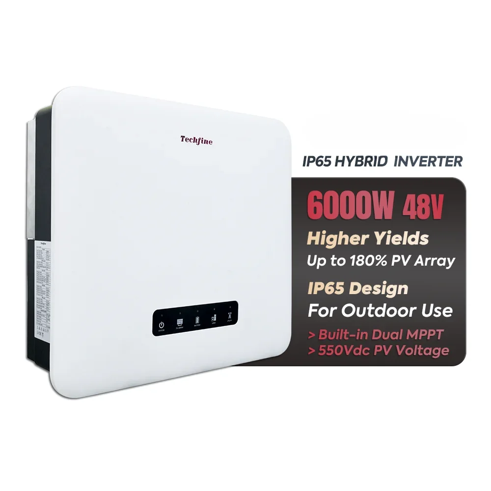 IP65 6000 Вт 6 кВт 48 В гибридный солнечный инвертор 230 В выход с 120 А MPPT солнечный контроллер заряда для наружных дверей
IP65 6000 Вт 6 кВт 48 В гибридный солнечный инвертор 230 В выход с 120 А MPPT солнечный контроллер заряда для наружных дверей