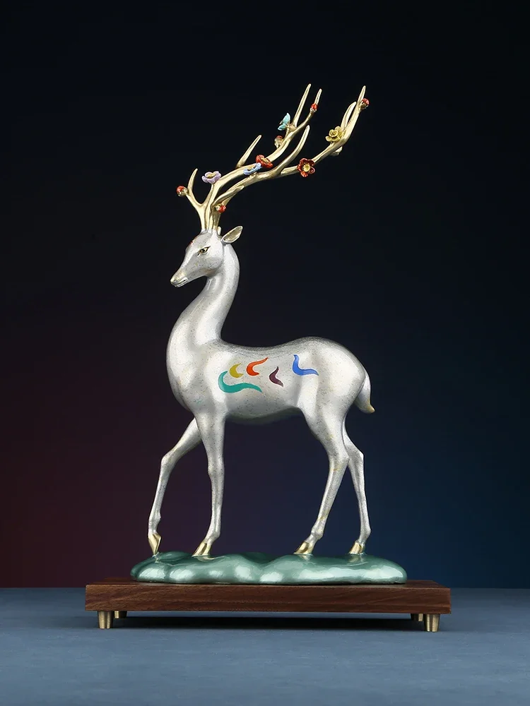 Copper Nuevedeer Sika Deer Decoration Home Decoration Living Room Entrance Office Crafts
Copper Nuevedeer Sika Deer Decoration Home Decoration Living Room Entrance Office Crafts
