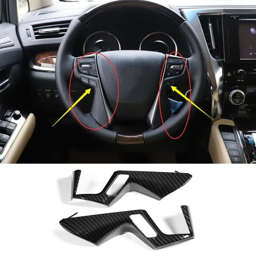 2pcs Car Steering Wheel Panel Decoration Cover Trim Fit for Toyota Alphard VELLFIRE 2015-2018 Left Hand Driver Side
2pcs Car Steering Wheel Panel Decoration Cover Trim Fit for Toyota Alphard VELLFIRE 2015-2018 Left Hand Driver Side