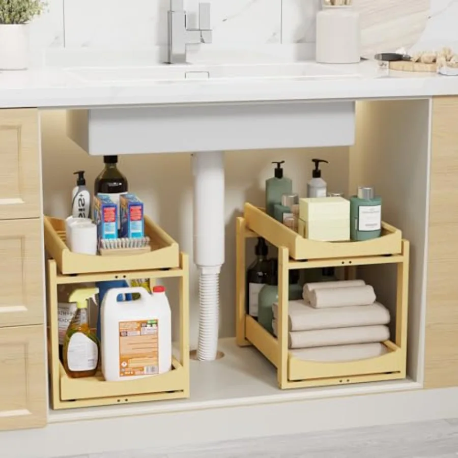 Bamboo Under Sink Organizer Adjustable Height 2 Tier Bathroom Organizer Pull Out Cabinet Storage Kitchen Heavy Duty Wood Slide
Bamboo Under Sink Organizer Adjustable Height 2 Tier Bathroom Organizer Pull Out Cabinet Storage Kitchen Heavy Duty Wood Slide