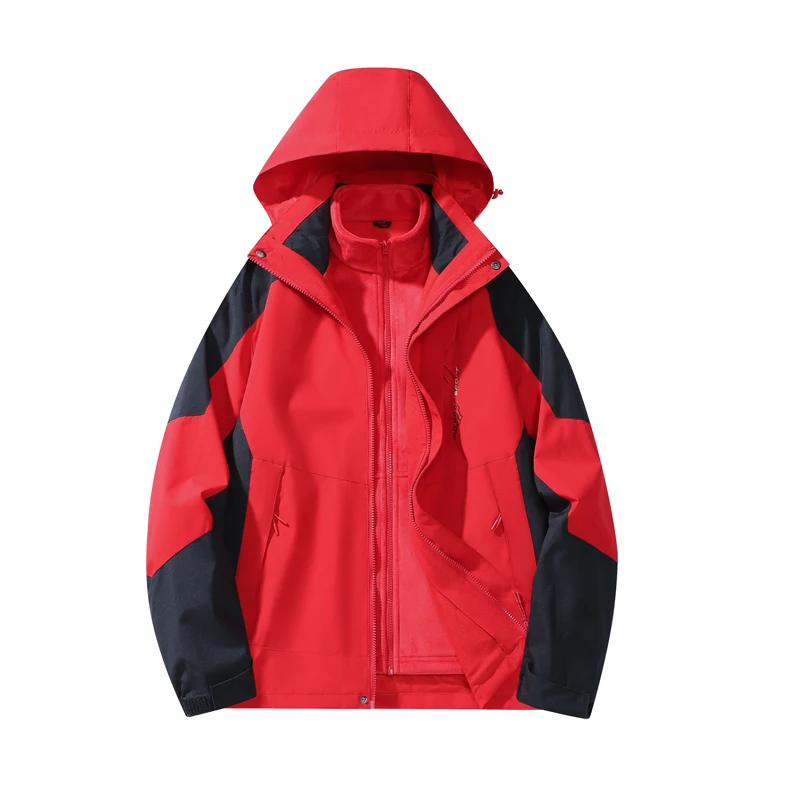 Men Outdoor Jacket Windproof Waterproof Cold Resistant 3 In 1 Coat Male Stitching Mountaineering Jacket Couple Climbing Jackets
Men Outdoor Jacket Windproof Waterproof Cold Resistant 3 In 1 Coat Male Stitching Mountaineering Jacket Couple Climbing Jackets