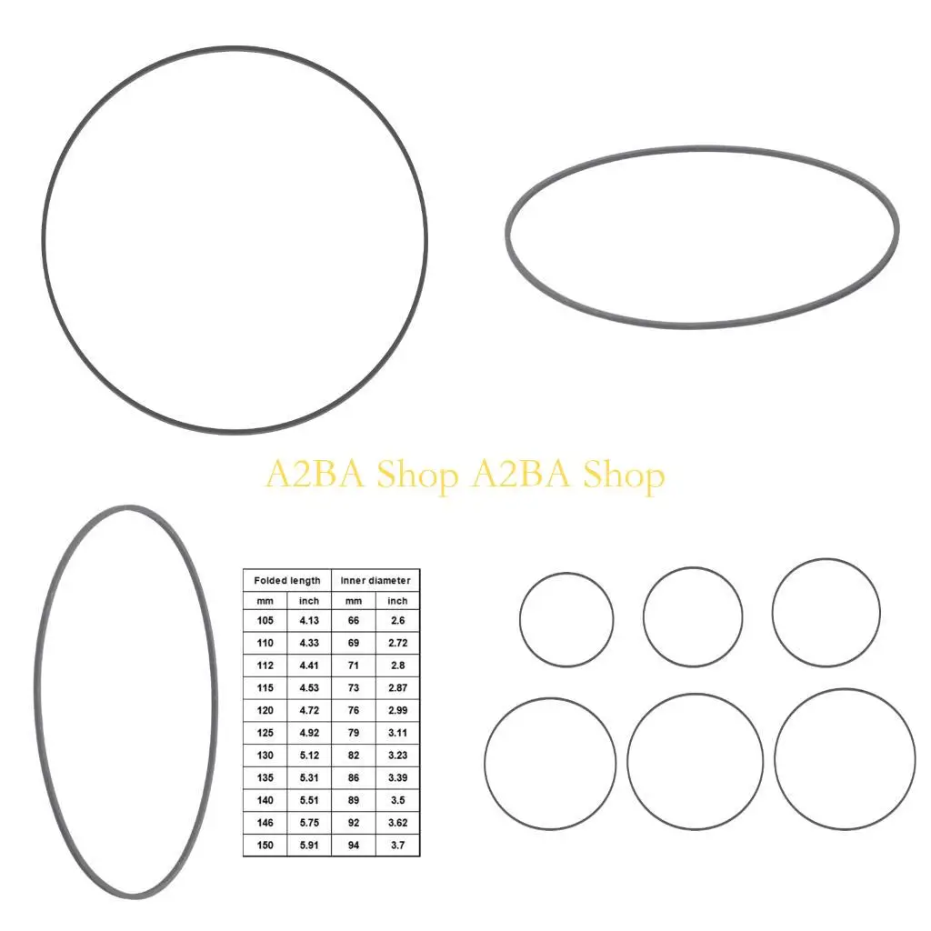 A2BA Square Cassette Tape Machine Belt Square Rubber Belts 1.0mm Thickness for Tape
A2BA Square Cassette Tape Machine Belt Square Rubber Belts 1.0mm Thickness for Tape