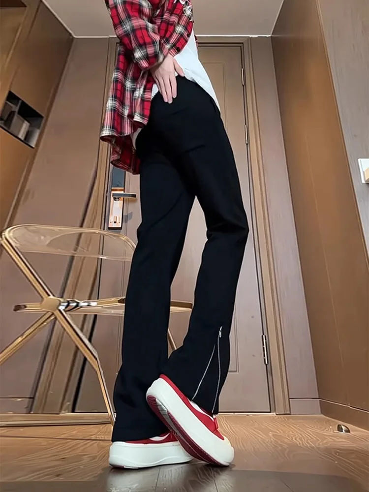 Slim Fit High Waist Bell Bot Jeans Men's American High Street Vibe Trousers Long Straight Cut Denim Pants Side Zipper
Slim Fit High Waist Bell Bot Jeans Men's American High Street Vibe Trousers Long Straight Cut Denim Pants Side Zipper