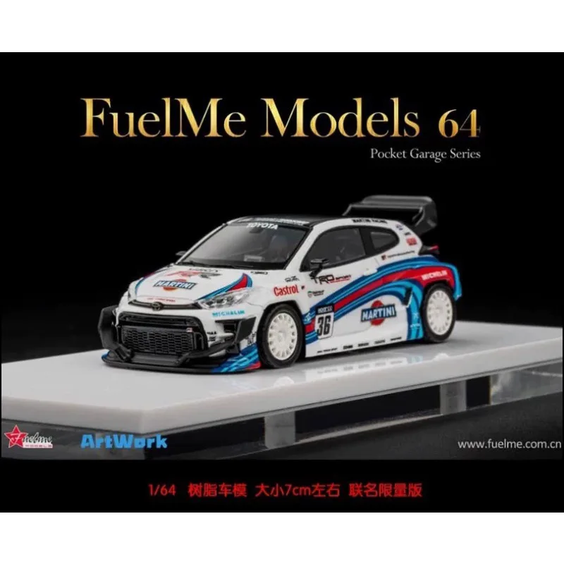 Fuelme 1:64 resin car model - GR Yaris Pandem Rocket Rabbit Martini car model toy figure collectible model for boys as a gift
Fuelme 1:64 resin car model - GR Yaris Pandem Rocket Rabbit Martini car model toy figure collectible model for boys as a gift