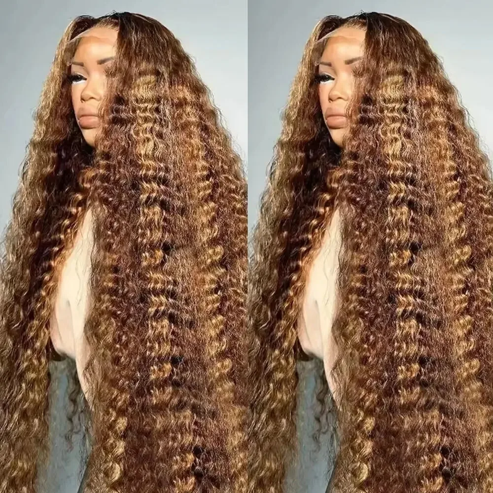Deep Culry Highlight 4/27 Color Wigs Wigs 13x4 HD Transparent Lace Frontal Wigs 24 Inch Ombre Wigs For Women 200% Density
Deep Culry Highlight 4/27 Color Wigs Wigs 13x4 HD Transparent Lace Frontal Wigs 24 Inch Ombre Wigs For Women 200% Density