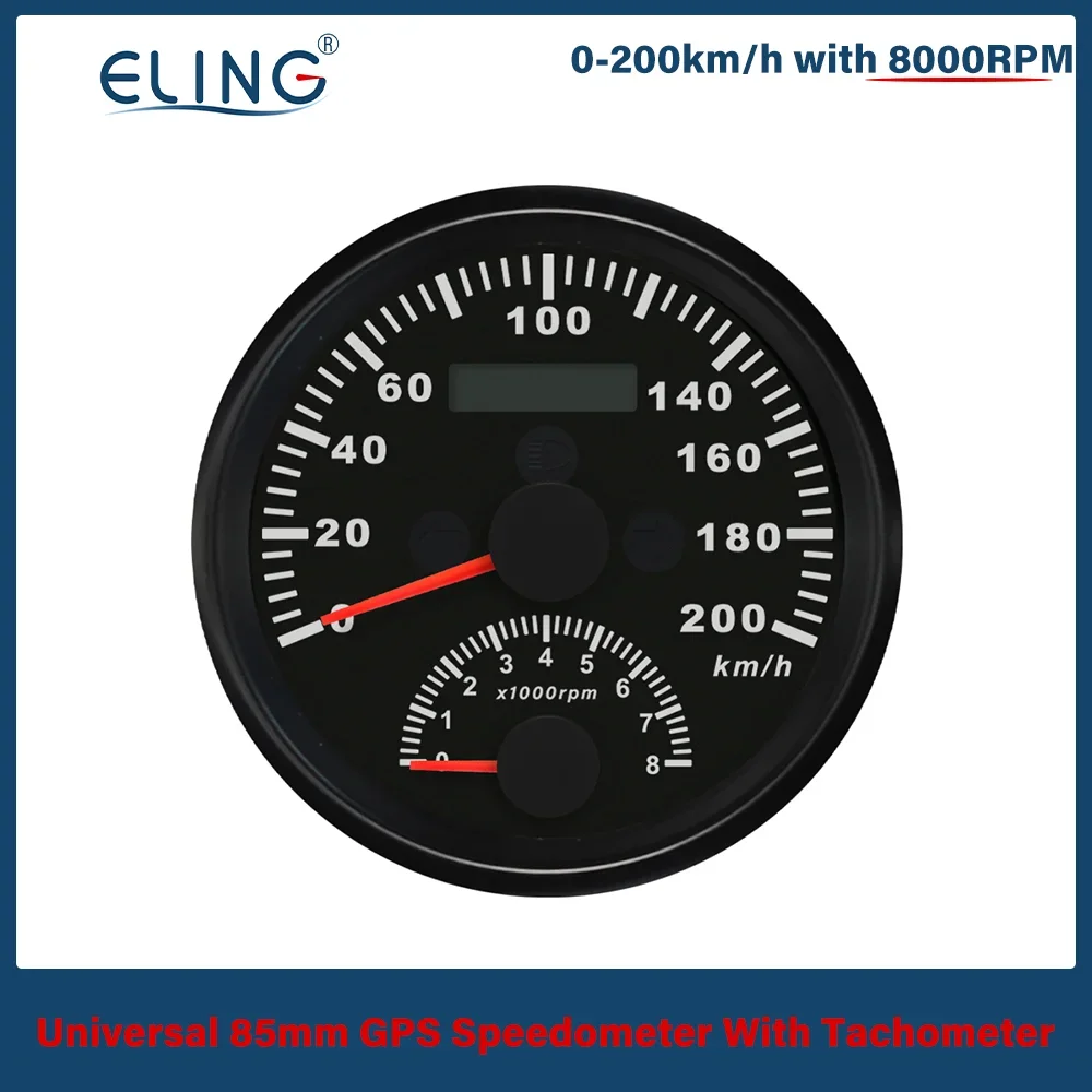 ELING 2 в 1 GPS спидометр тахометр 0-200 км/ч 0-8000 об/мин с дальним светом поворота красная подсветка 85 мм 12 В
ELING 2 в 1 GPS спидометр тахометр 0-200 км/ч 0-8000 об/мин с дальним светом поворота красная подсветка 85 мм 12 В