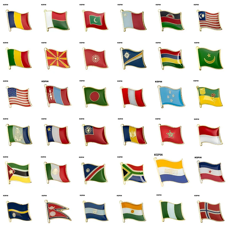 Metal Country Flag Pin Badge Set Rozet Chapas Metalicas Pins Icon Backpack Brooch for Women/Men
Metal Country Flag Pin Badge Set Rozet Chapas Metalicas Pins Icon Backpack Brooch for Women/Men