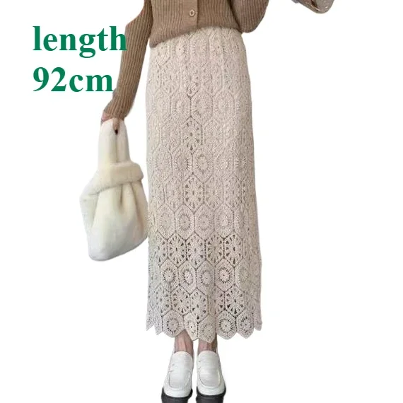 Women Bohe Crochet Skirts long Skirt Beach Style Women Hook Flower Hollow Skirts Summer Holiday
Women Bohe Crochet Skirts long Skirt Beach Style Women Hook Flower Hollow Skirts Summer Holiday