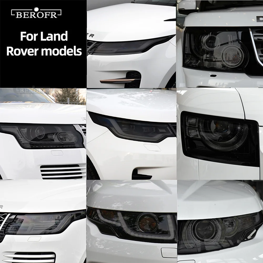 TPU Sticker Smoked Black Transparent Car Headlight Protective Film For Range Rover Sport Discovery Evoque Velar Defender L663
TPU Sticker Smoked Black Transparent Car Headlight Protective Film For Range Rover Sport Discovery Evoque Velar Defender L663
