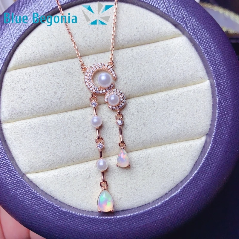 Natural Opal Pendants for Women Anniversary Gift 5*7 +4*6Gemstones Necklaces 925 Sterling Silver Fine Jewelry
Natural Opal Pendants for Women Anniversary Gift 5*7 +4*6Gemstones Necklaces 925 Sterling Silver Fine Jewelry