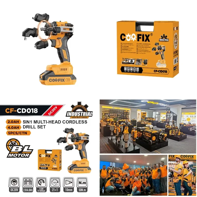 【CHIMU HOME】 20V Cordless 5-Piece Drill Bit Set with Rechargeable Lithium Battery for Home DIY Projects
【CHIMU HOME】 20V Cordless 5-Piece Drill Bit Set with Rechargeable Lithium Battery for Home DIY Projects