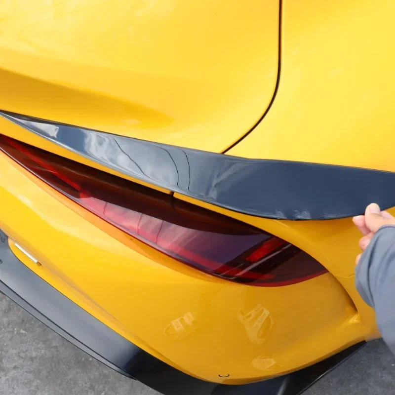 For Toyota GR Supra MK5 A90 2019-2023 PVC Black Car Rear Tail Light Eyebrow Decorative Sticker Car Accessories
For Toyota GR Supra MK5 A90 2019-2023 PVC Black Car Rear Tail Light Eyebrow Decorative Sticker Car Accessories
