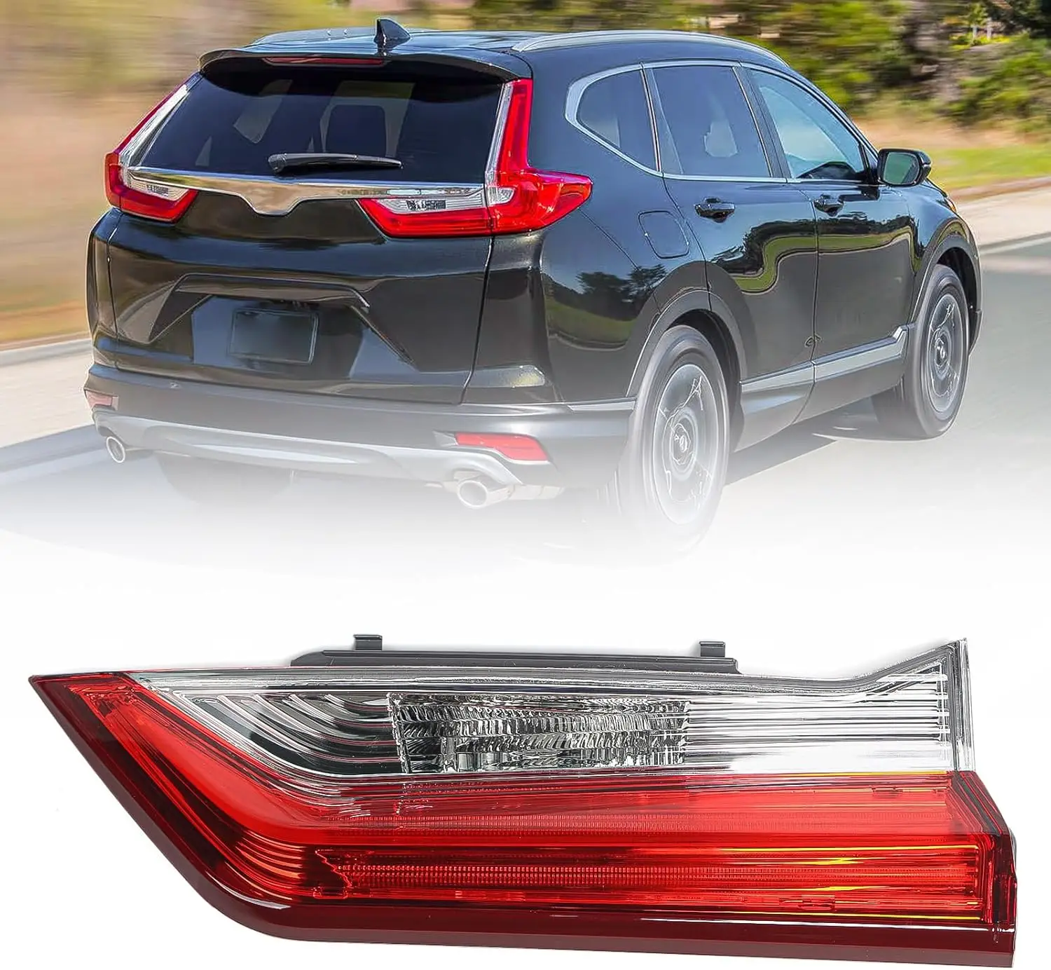 Inner Tail Light for Honda CRV 2017 2018 2019 OE Tail Lamp Replacement (Passenger Side (Right))
Inner Tail Light for Honda CRV 2017 2018 2019 OE Tail Lamp Replacement (Passenger Side (Right))