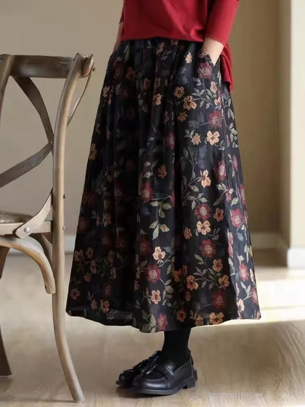 Утягивающая макси-юбка с высокой талией и принтом в стиле ретро, хлопковая юбка трапециевидной формы средней эластичности Ele Ladylike Commute Sle
Утягивающая макси-юбка с высокой талией и принтом в стиле ретро, хлопковая юбка трапециевидной формы средней эластичности Ele Ladylike Commute Sle