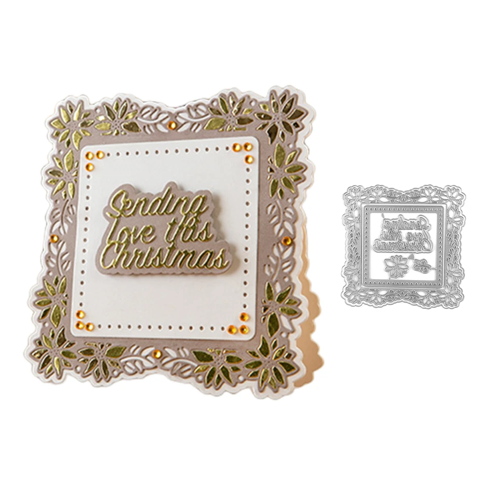 Sending Love This Christmas Frame Metal Cutting Dies Embossing Diecut For DIY Card Making Scrapbooking Crafting Supplies
Sending Love This Christmas Frame Metal Cutting Dies Embossing Diecut For DIY Card Making Scrapbooking Crafting Supplies