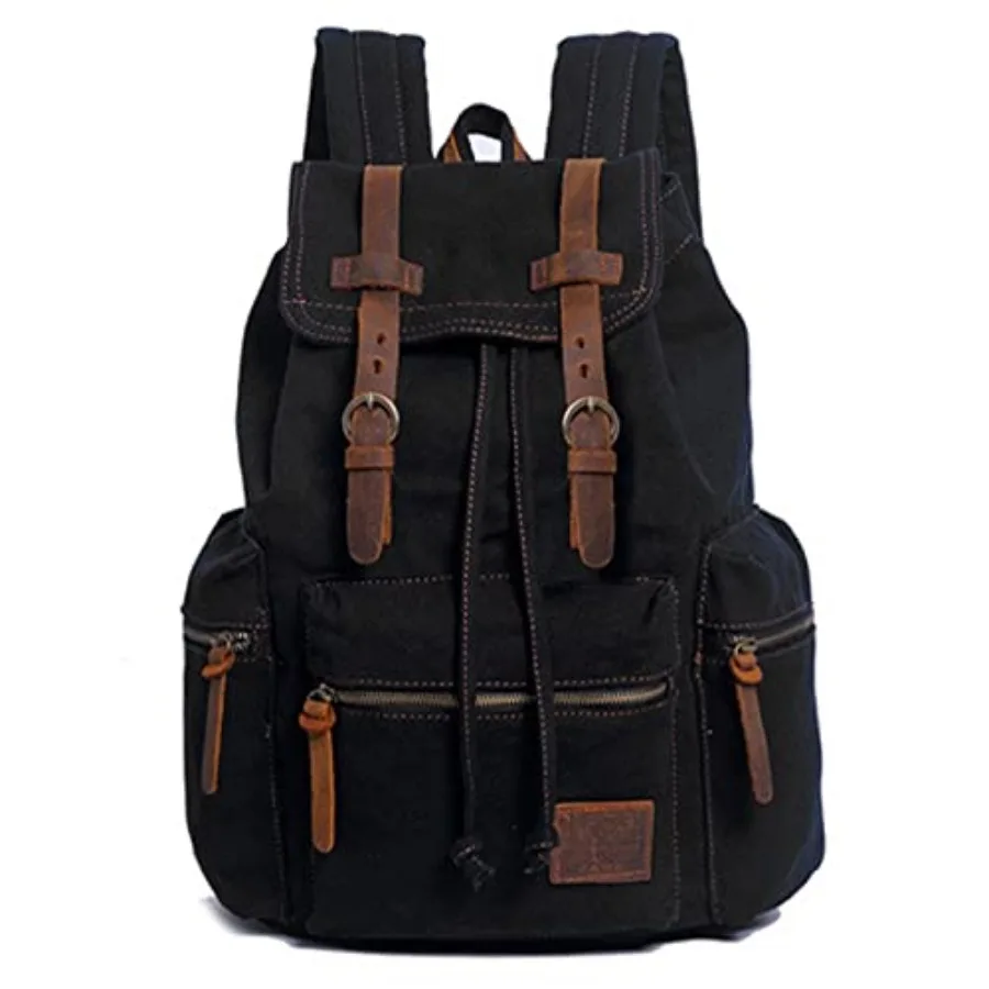 High Capacity Canvas Vintage Backpack - for School Travel 12-15.6" Laptop Backapcks for Men Casual Daypacks Rucksack L
High Capacity Canvas Vintage Backpack - for School Travel 12-15.6" Laptop Backapcks for Men Casual Daypacks Rucksack L