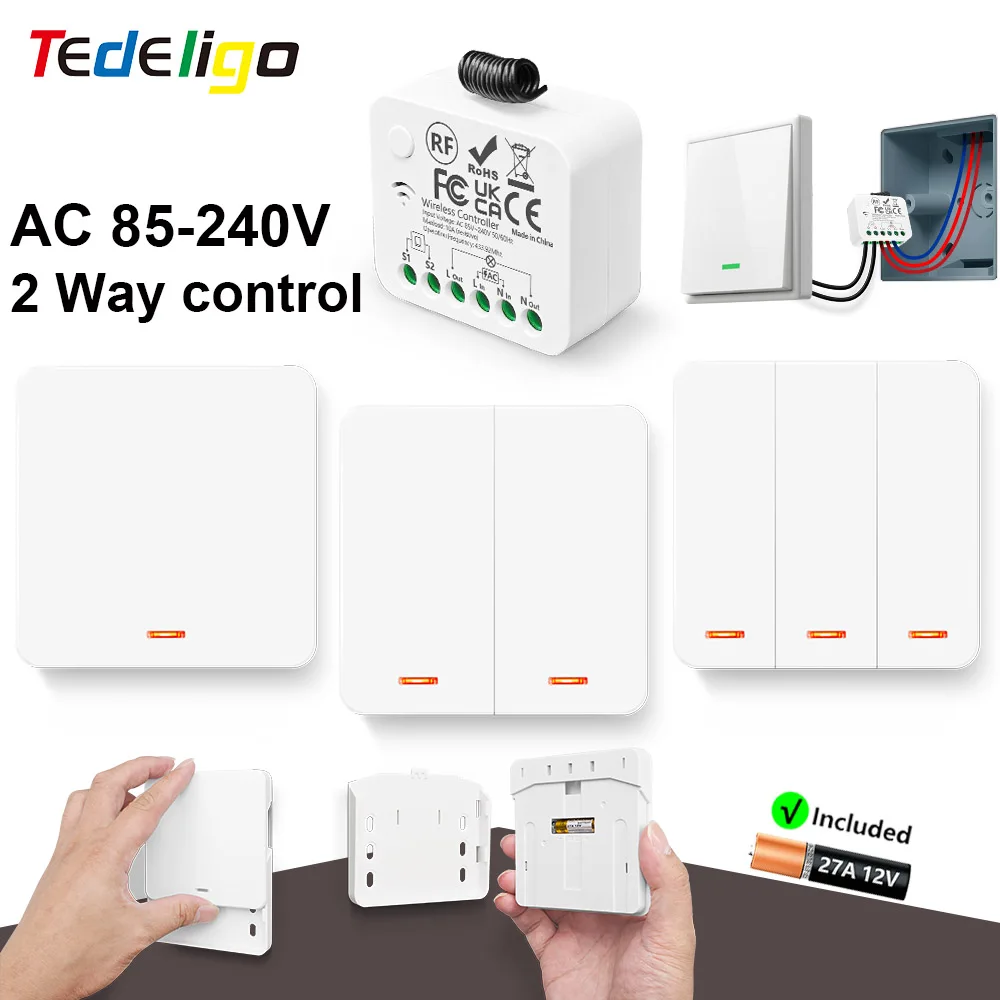 433 МГц беспроводной выключатель света 220 В 110 В 10 А 2-стороннее управление мини-модуль с функцией задержки дистанционного управления для домашней лампы светодиодный вентилятор
433 МГц беспроводной выключатель света 220 В 110 В 10 А 2-стороннее управление мини-модуль с функцией задержки дистанционного управления для домашней лампы светодиодный вентилятор